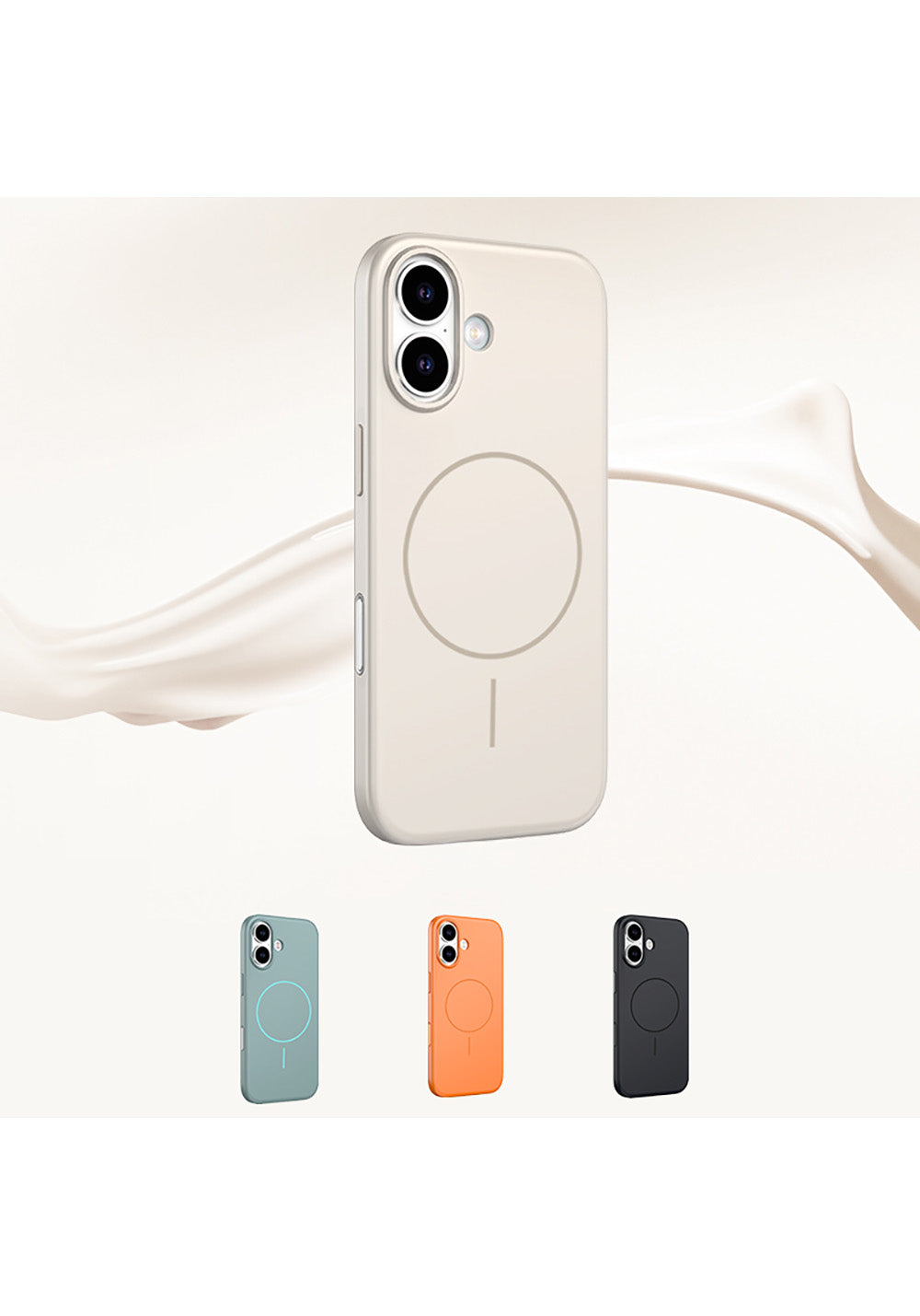 Apple iPhone 17 Kılıf Manyetik Şarj Uyumlu Wlons Liza Kapak