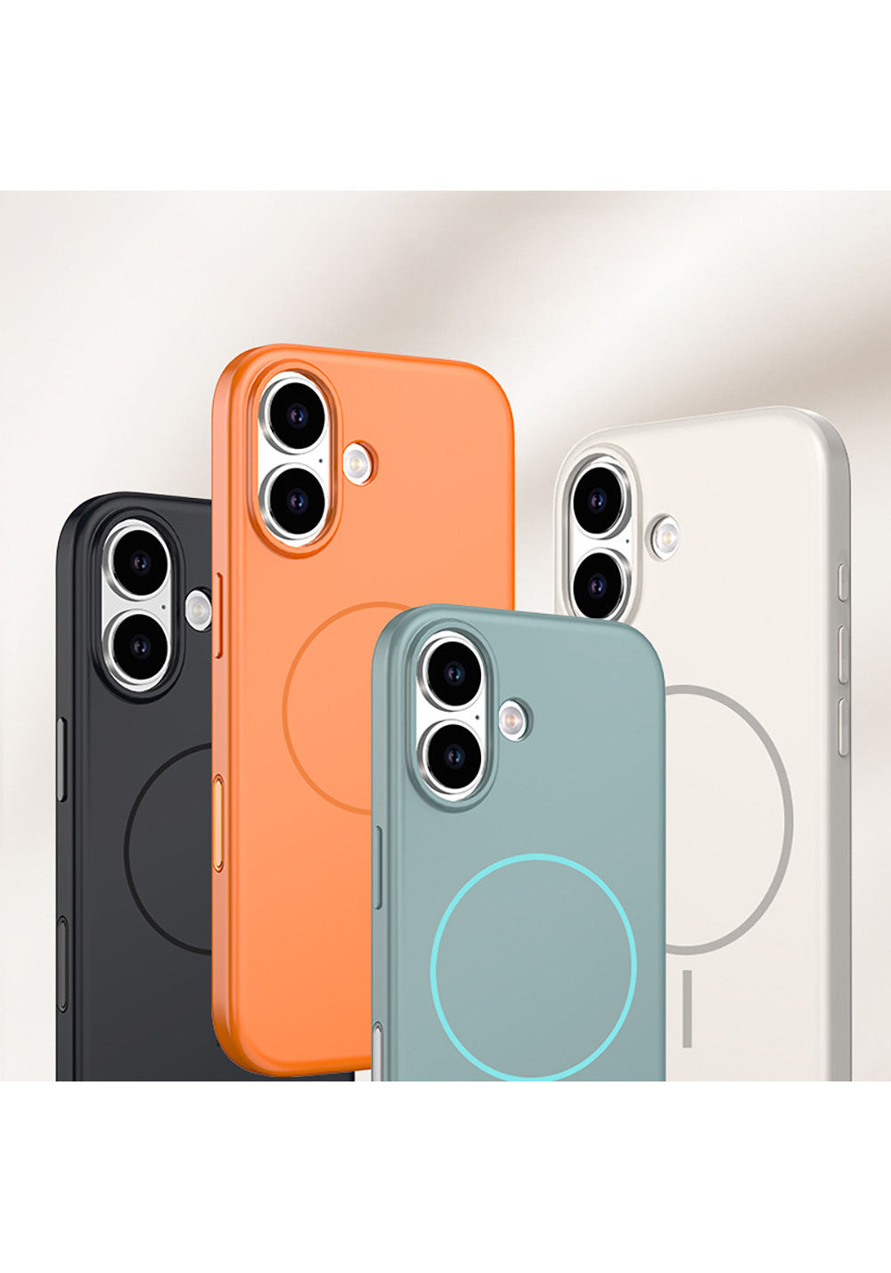 Apple iPhone 17 Kılıf Manyetik Şarj Uyumlu Wlons Liza Kapak