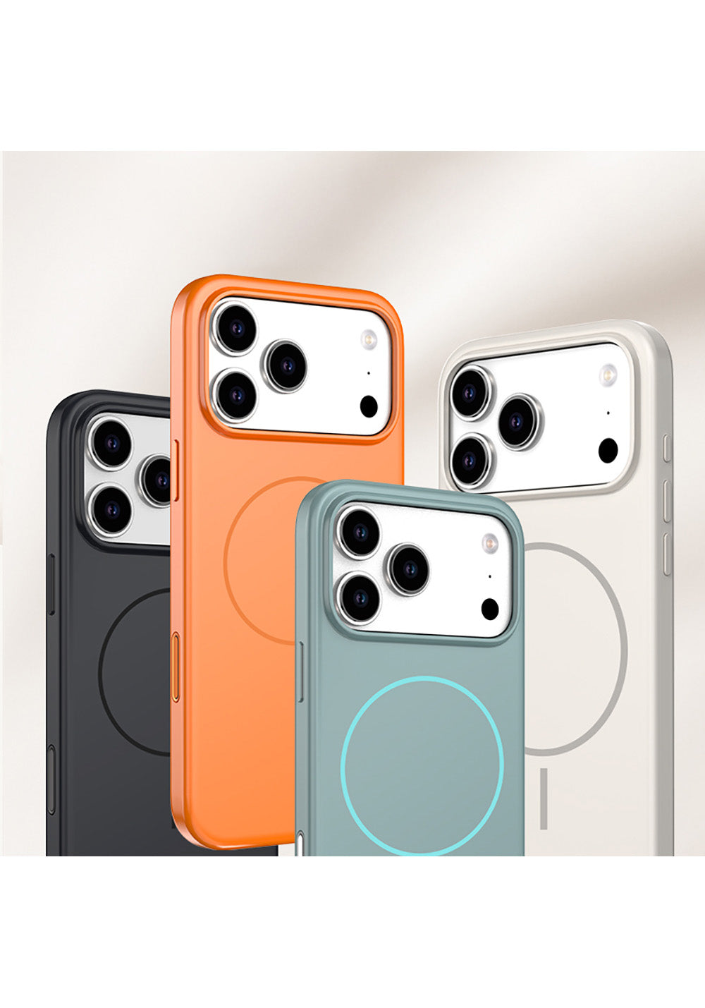 Apple iPhone 17 Pro Kılıf Manyetik Şarj Uyumlu Wlons Liza Kapak