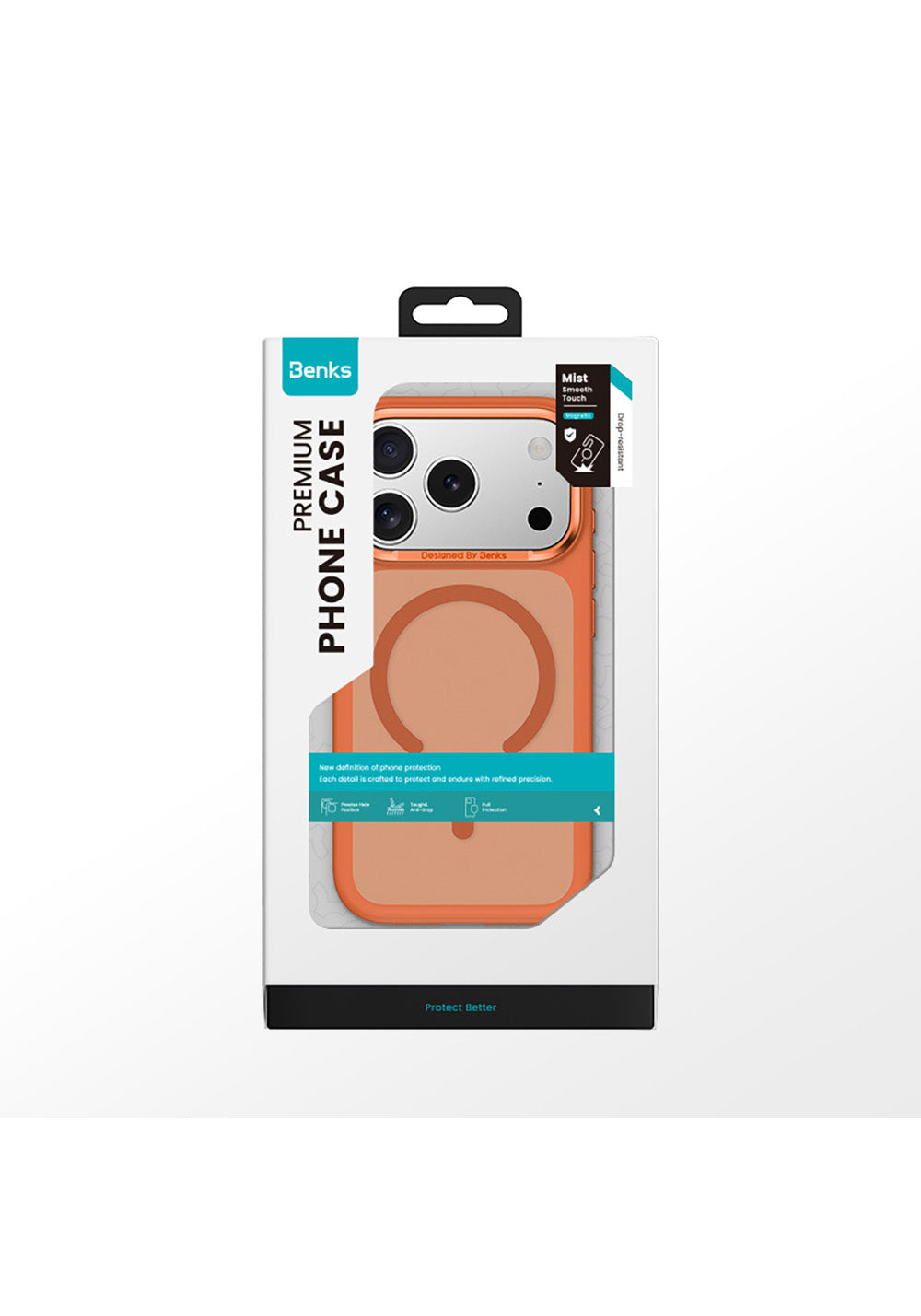 Apple iPhone 17 Pro Max Kılıf M-Safe Şarj Özellikli Benks Mist C-Magnet Kapak