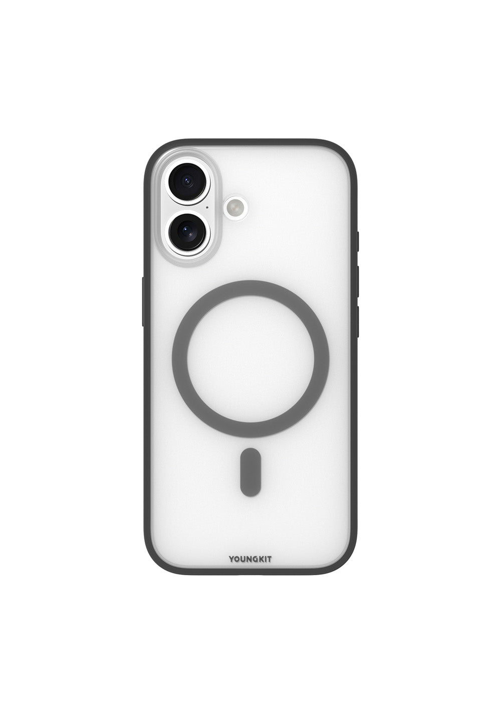 Apple iPhone 17 Kılıf Manyetik Şarj Uyumlu Youngkit Clear Serisi Kapak