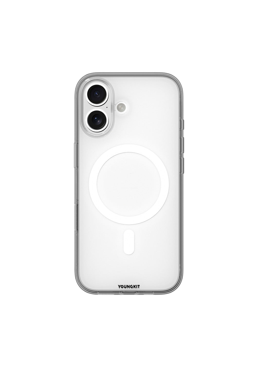 Apple iPhone 17 Kılıf Manyetik Şarj Uyumlu Youngkit Clear Serisi Kapak
