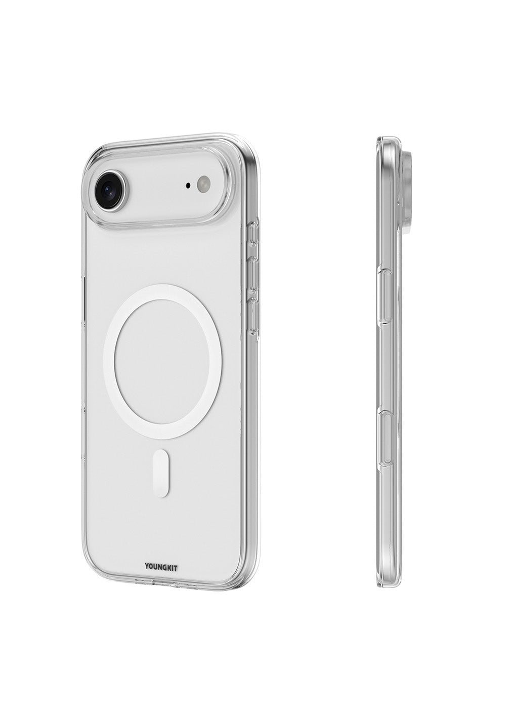 Apple iPhone 17 Air Kılıf Manyetik Şarj Uyumlu Youngkit Clear Serisi Kapak