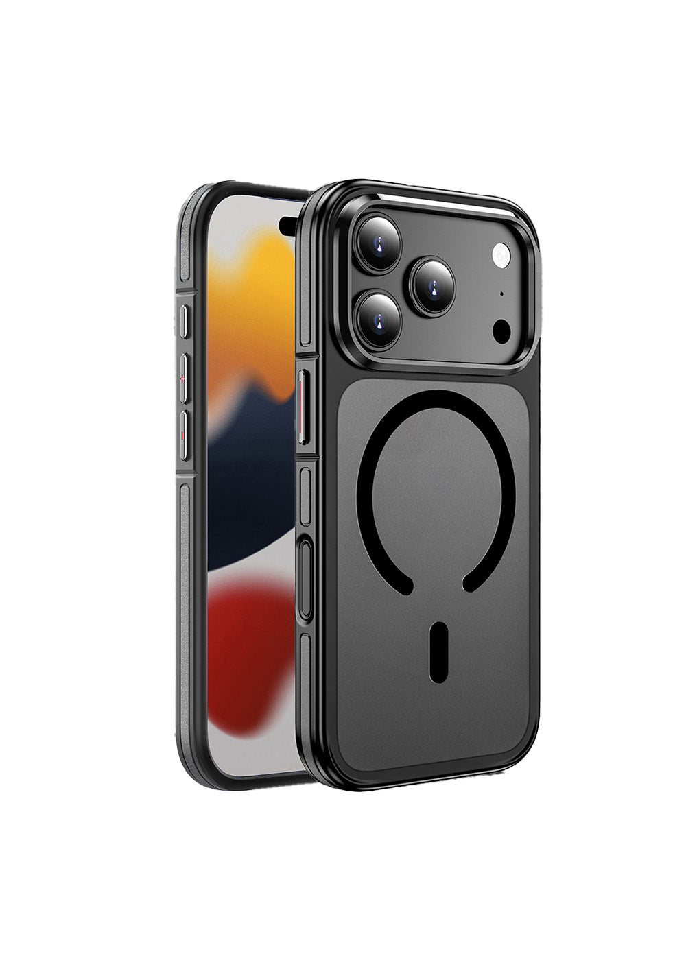 Apple iPhone 17 Pro Kılıf Manyetik Şarj Uyumlu Mat Görünümlü Wlons Vevo Kapak