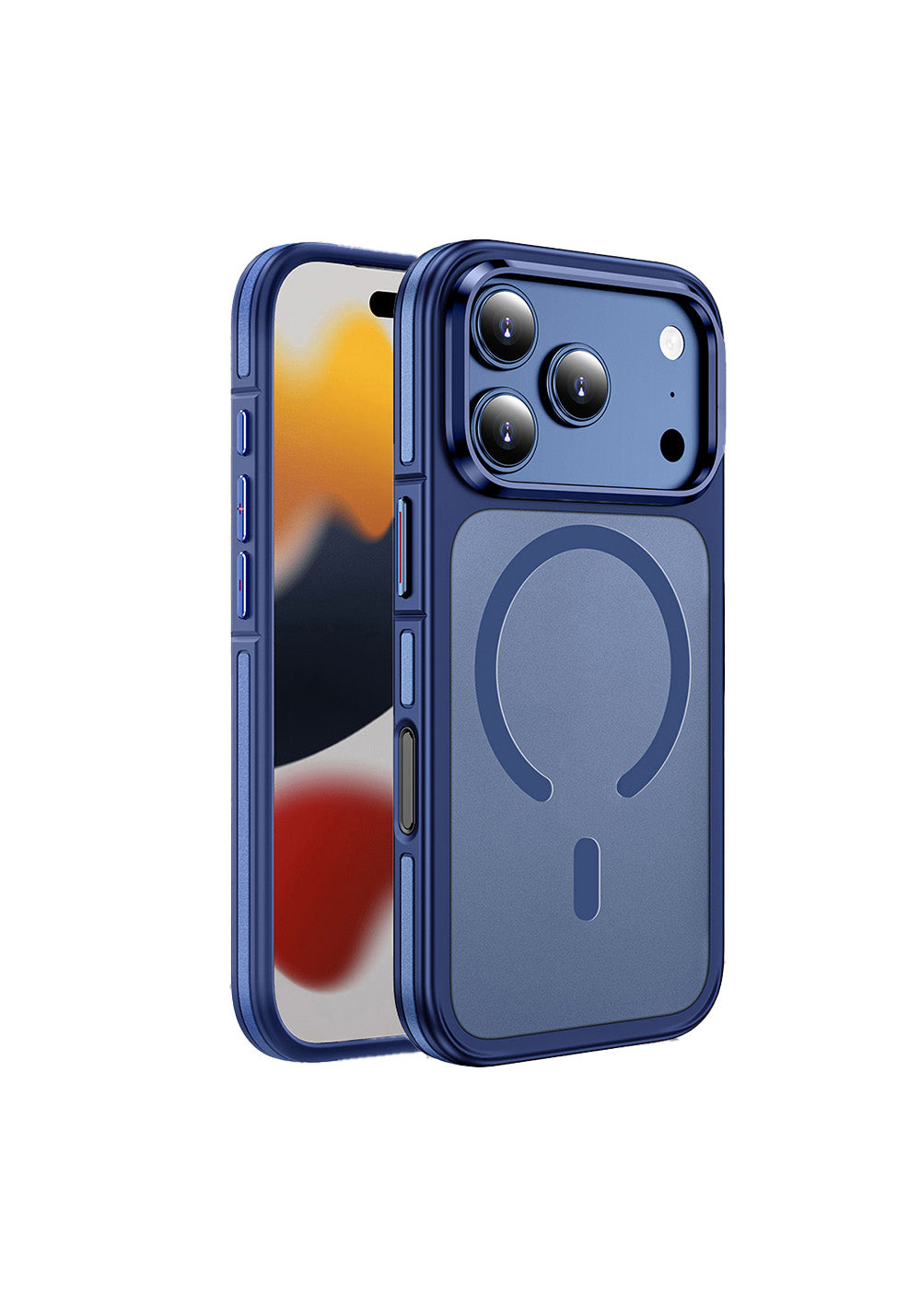 Apple iPhone 17 Pro Kılıf Manyetik Şarj Uyumlu Mat Görünümlü Wlons Vevo Kapak