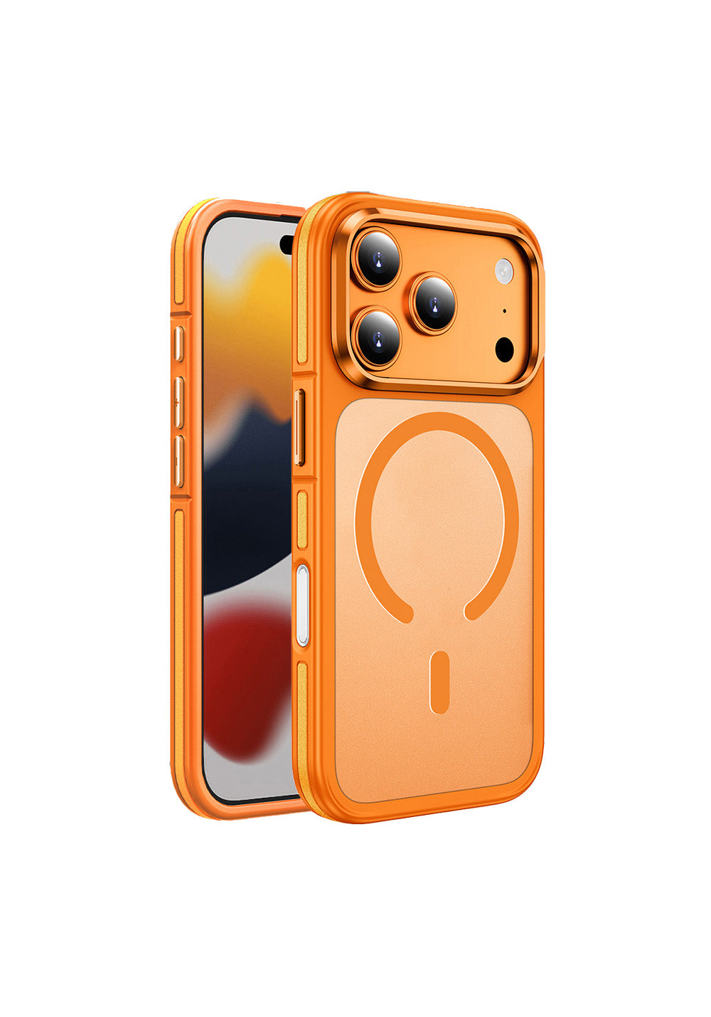 Apple iPhone 17 Pro Max Kılıf Manyetik Şarj Uyumlu Mat Görünümlü Wlons Vevo Kapak