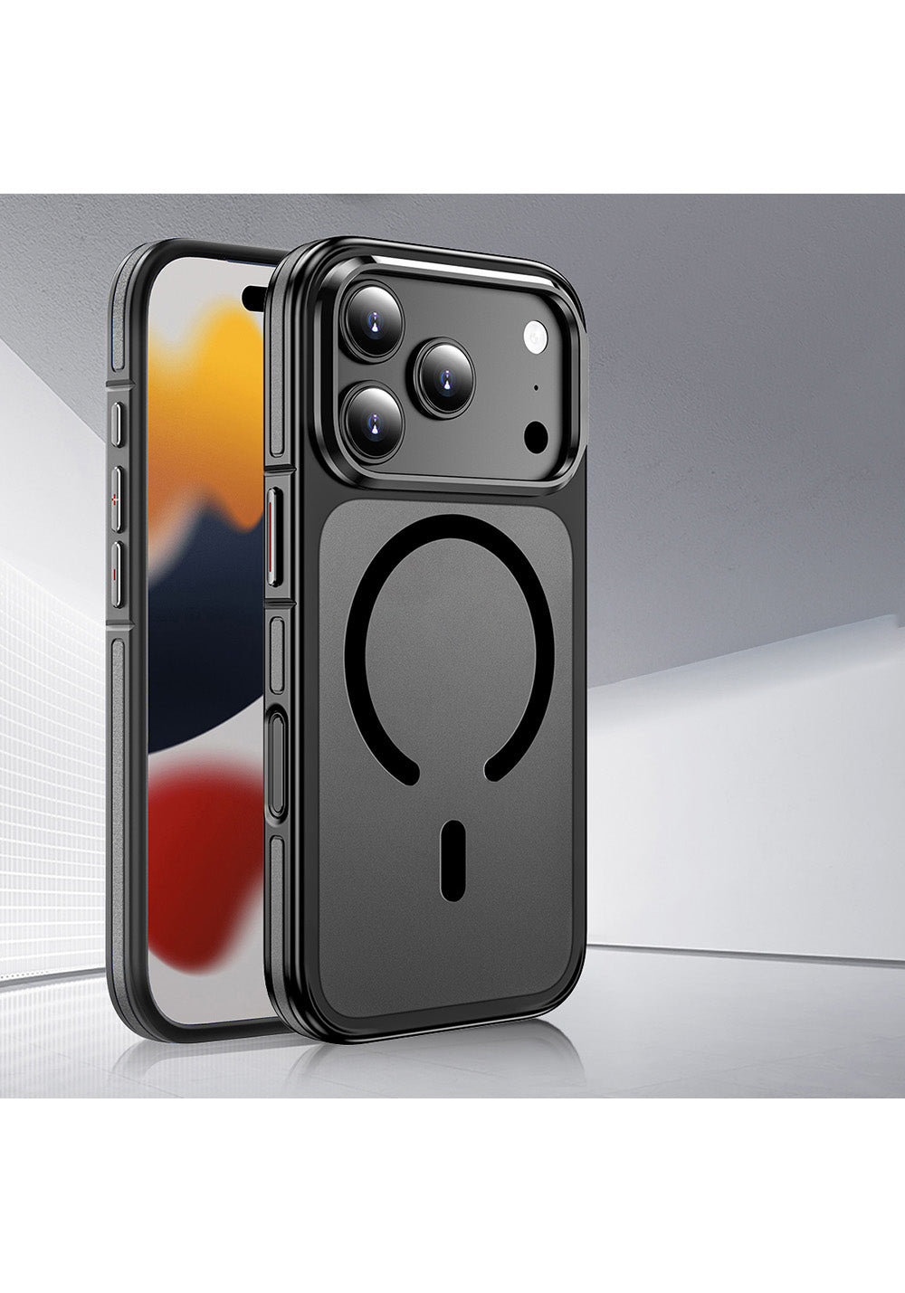 Apple iPhone 17 Pro Max Kılıf Manyetik Şarj Uyumlu Mat Görünümlü Wlons Vevo Kapak