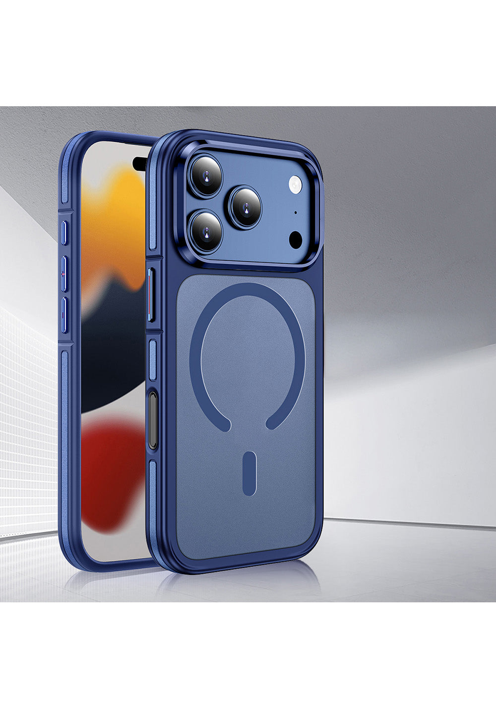 Apple iPhone 17 Pro Max Kılıf Manyetik Şarj Uyumlu Mat Görünümlü Wlons Vevo Kapak