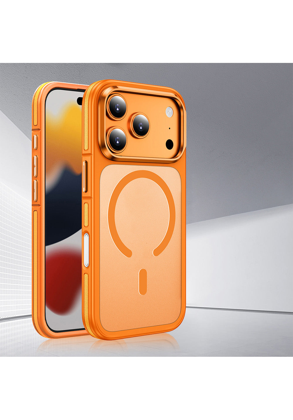 Apple iPhone 17 Pro Max Kılıf Manyetik Şarj Uyumlu Mat Görünümlü Wlons Vevo Kapak