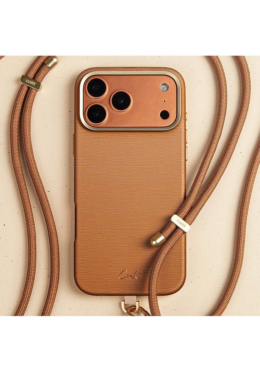 Apple iPhone 17 Pro Kılıf Manyetik Şarj Uyumlu Askı İpli Coehl Mirelle Kapak
