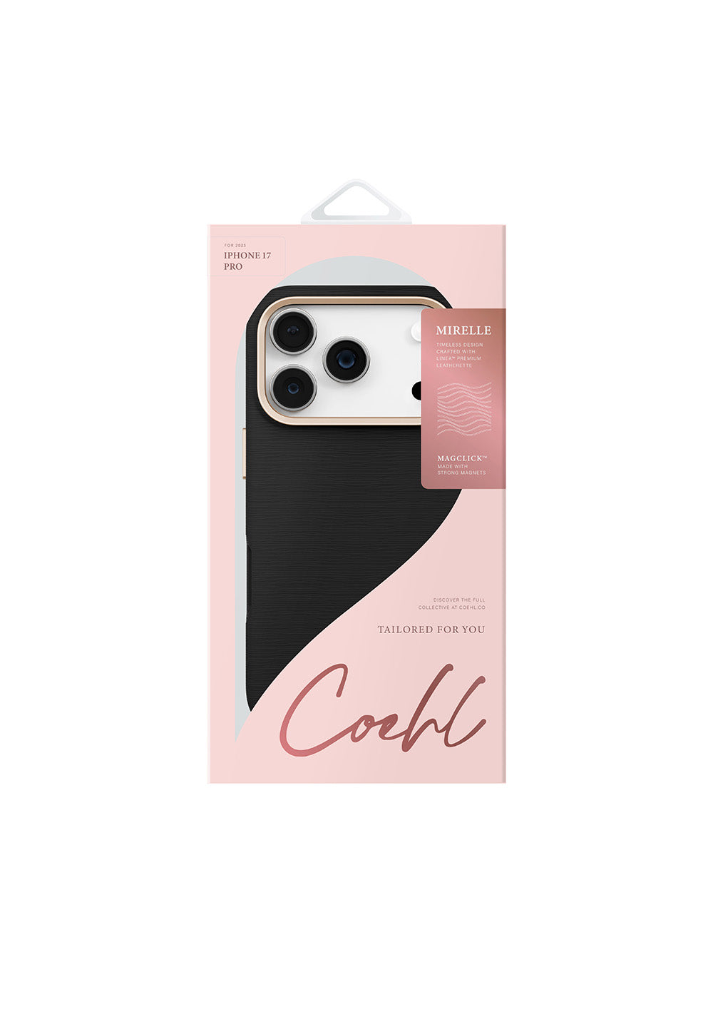 Apple iPhone 17 Pro Kılıf Manyetik Şarj Uyumlu Askı İpli Coehl Mirelle Kapak