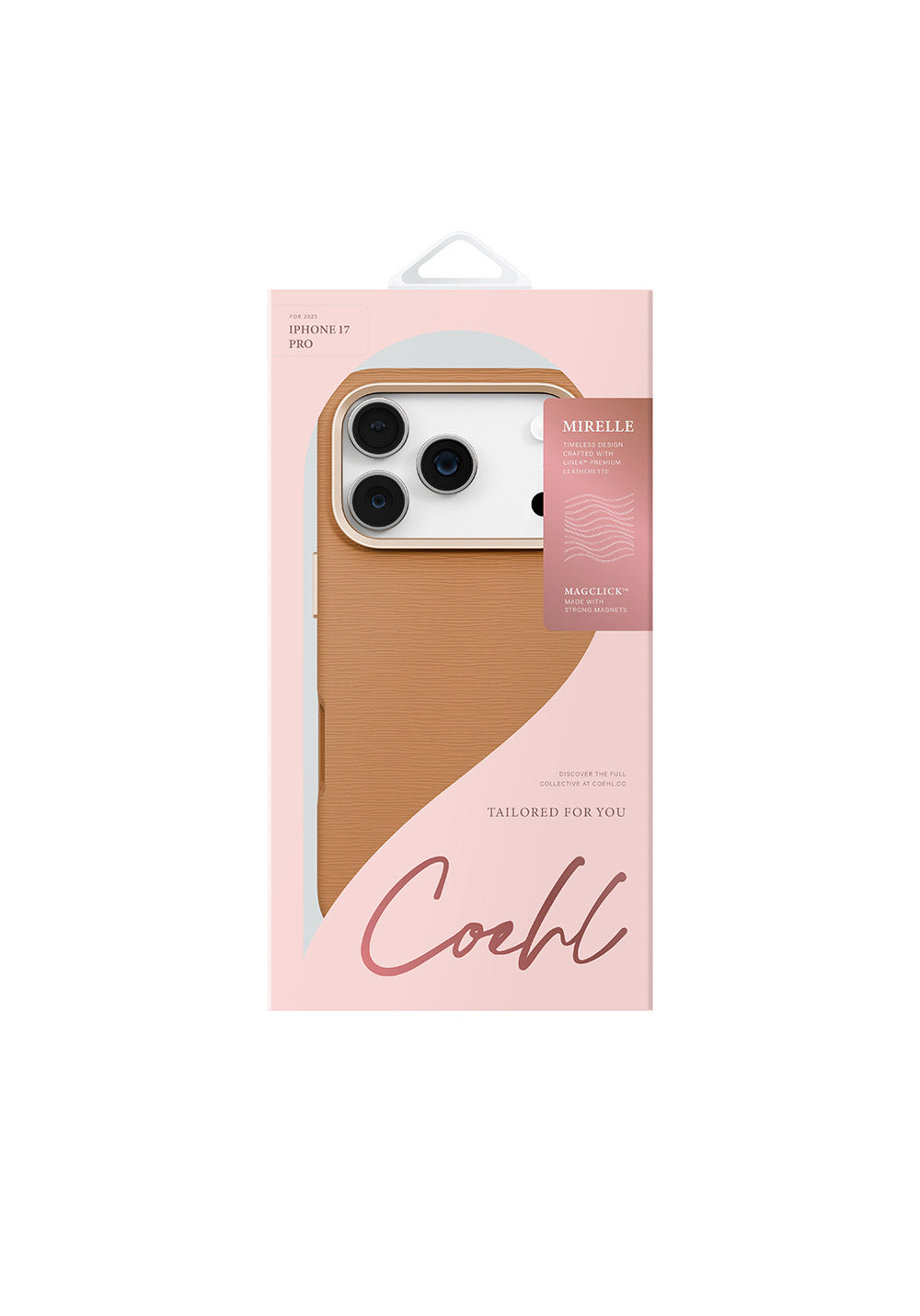 Apple iPhone 17 Pro Kılıf Manyetik Şarj Uyumlu Askı İpli Coehl Mirelle Kapak