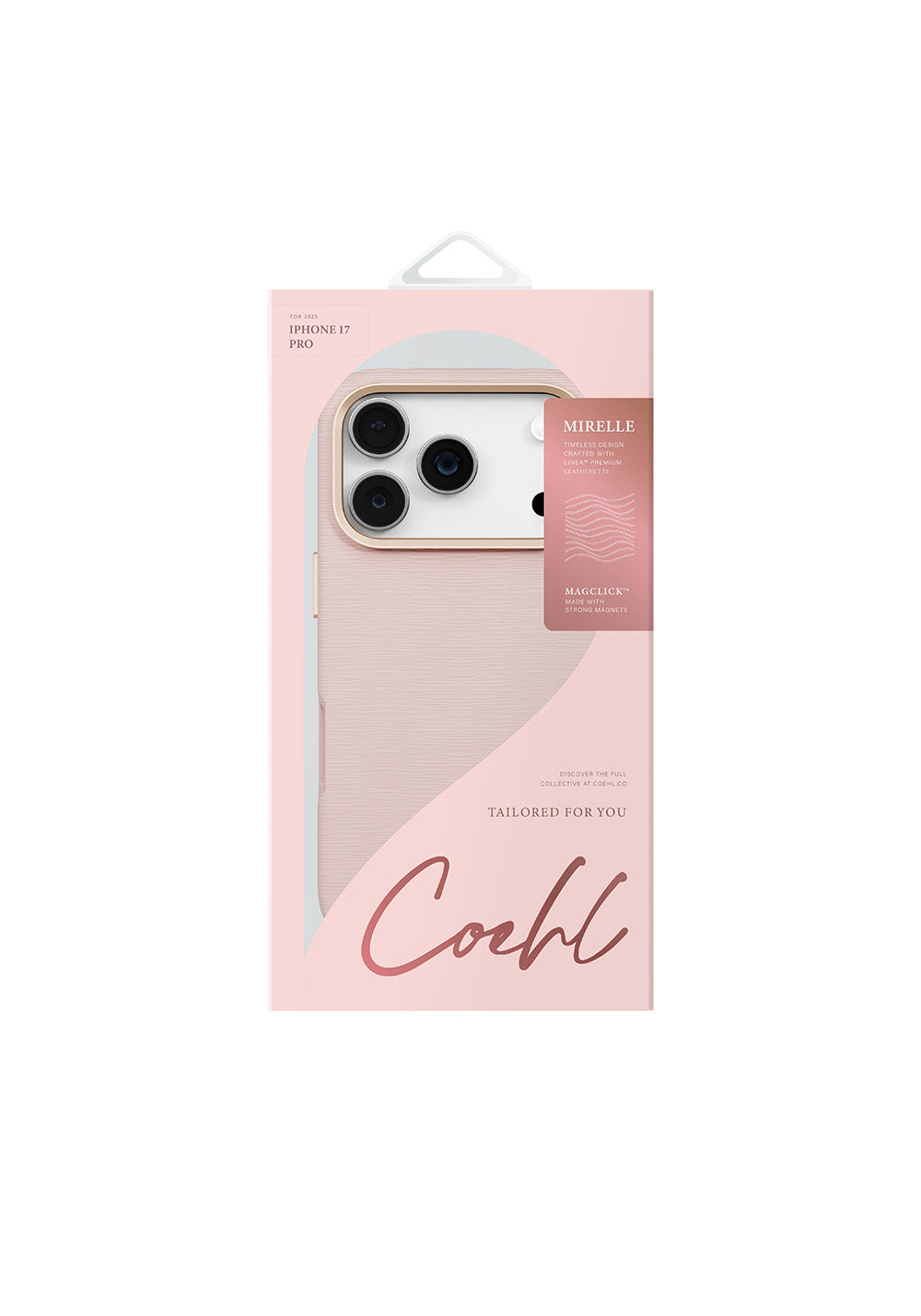 Apple iPhone 17 Pro Kılıf Manyetik Şarj Uyumlu Askı İpli Coehl Mirelle Kapak