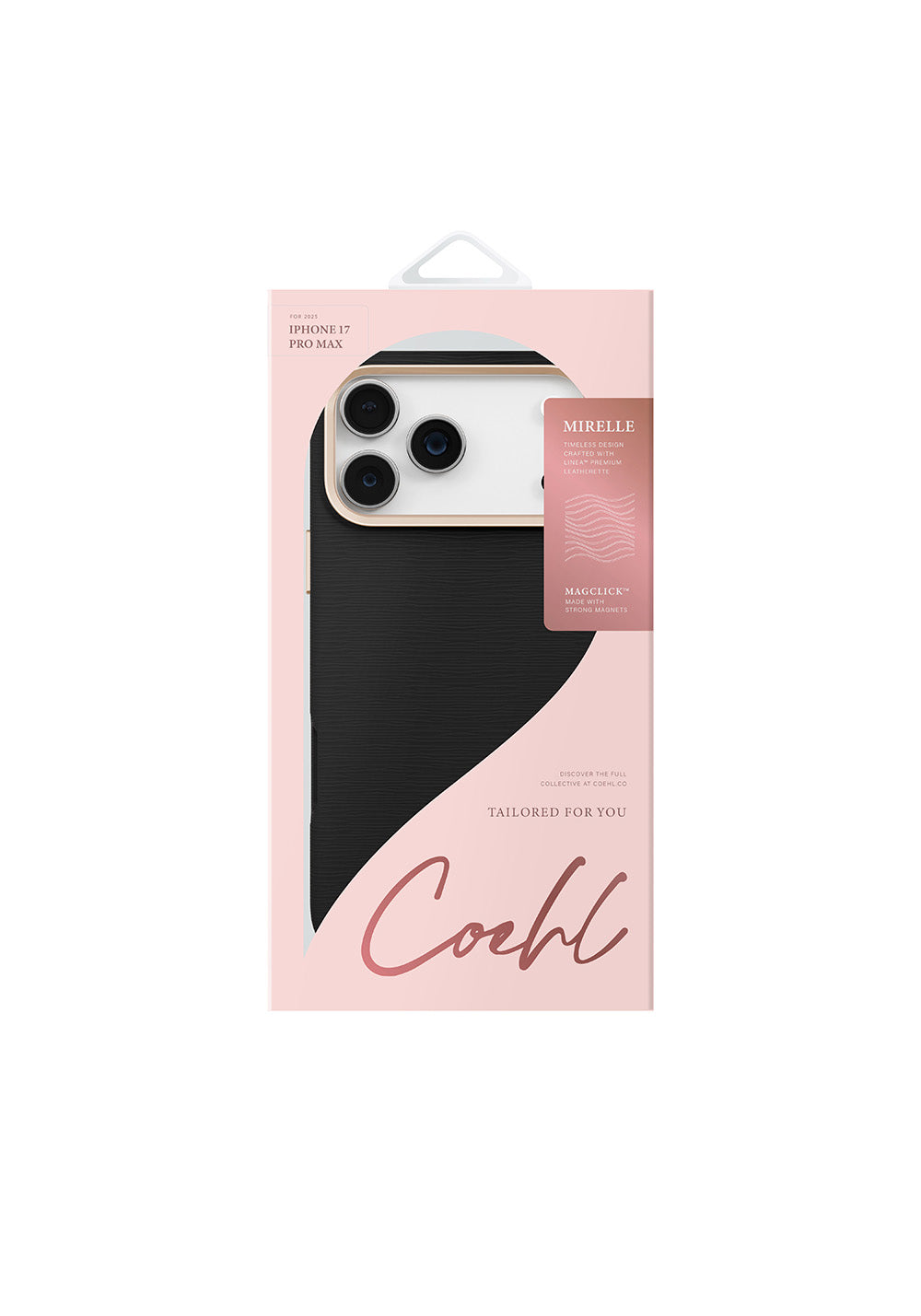 Apple iPhone 17 Pro Max Kılıf Manyetik Şarj Uyumlu Askı İpli Coehl Mirelle Kapak