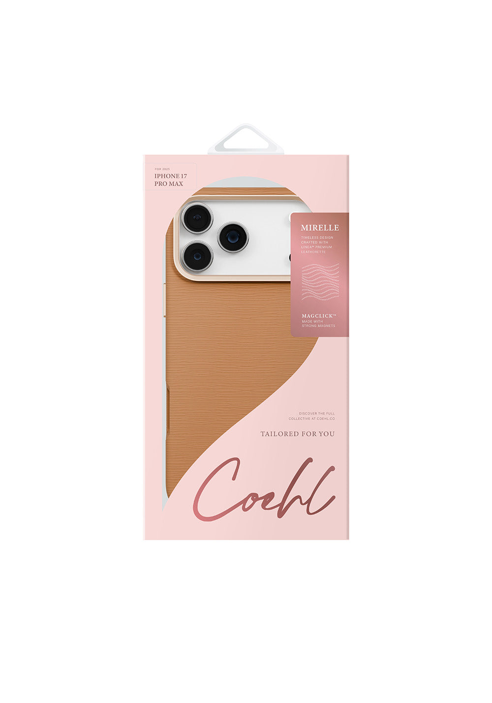 Apple iPhone 17 Pro Max Kılıf Manyetik Şarj Uyumlu Askı İpli Coehl Mirelle Kapak