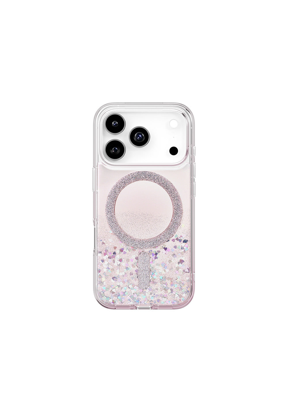 Apple iPhone 17 Pro Kılıf Manyetik Şarj Uyumlu Parlak Halkalı Coehl Solea Kapak