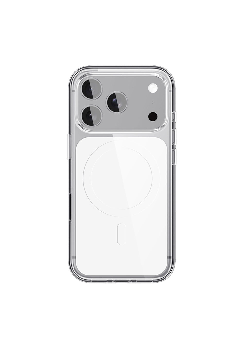 Apple iPhone 17 Pro Kılıf Manyetik Şarj Uyumlu Şeffaf Tasarımlı Wlons Apel Kapak