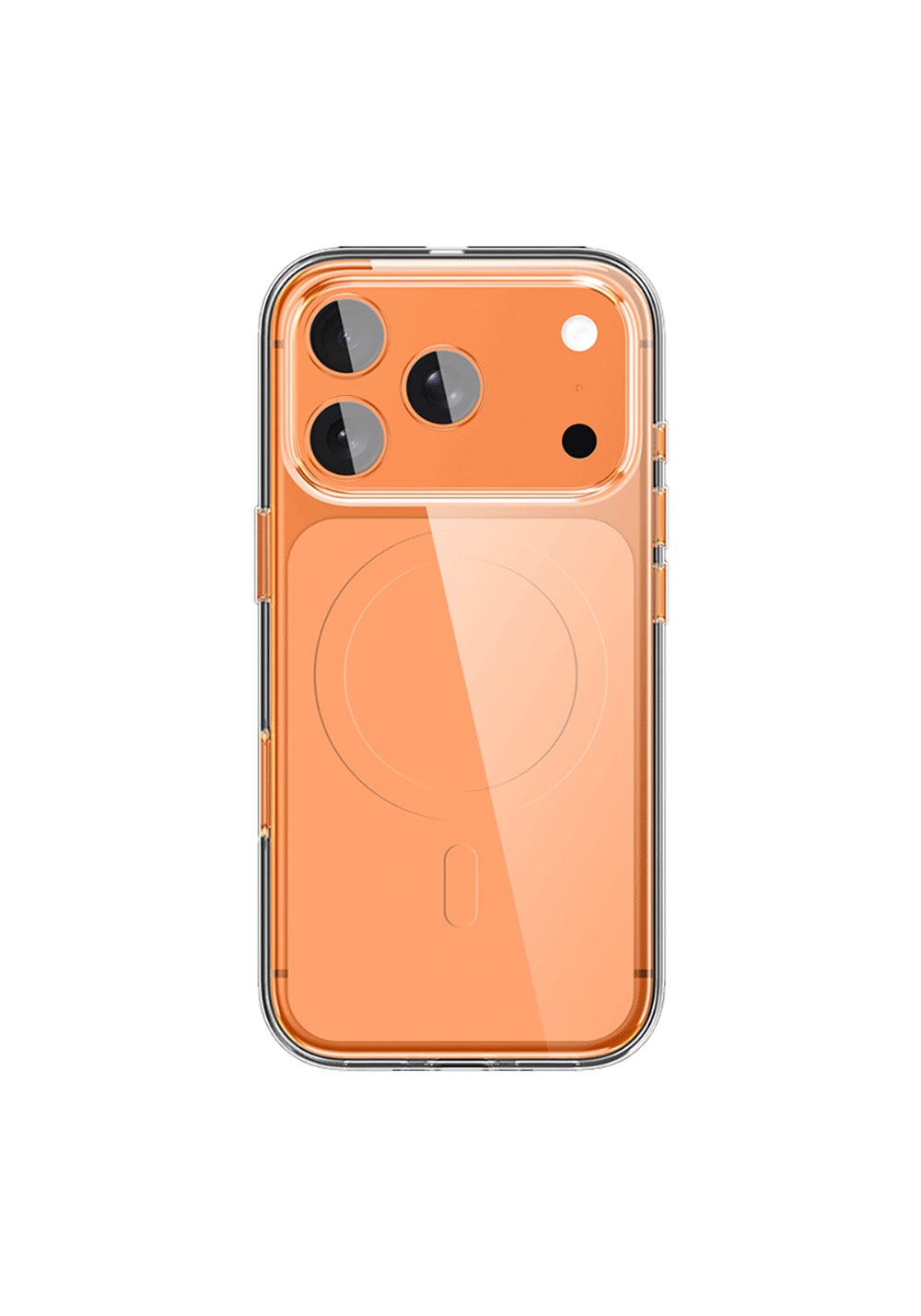Apple iPhone 17 Pro Max Kılıf Manyetik Şarj Uyumlu Şeffaf Tasarımlı Wlons Apel Kapak