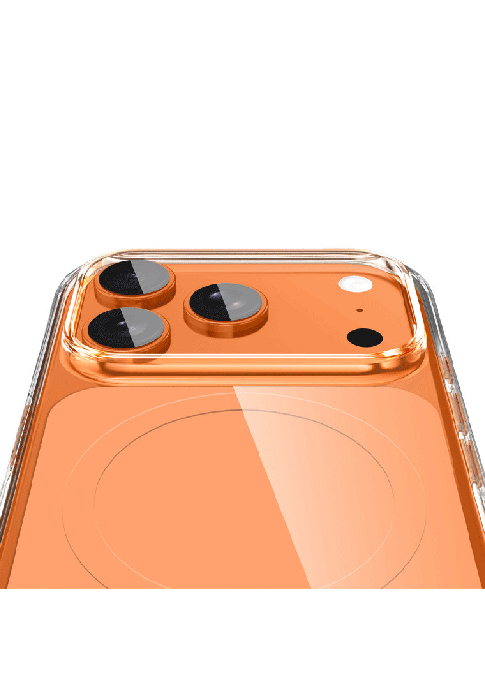 Apple iPhone 17 Pro Max Kılıf Manyetik Şarj Uyumlu Şeffaf Tasarımlı Wlons Apel Kapak