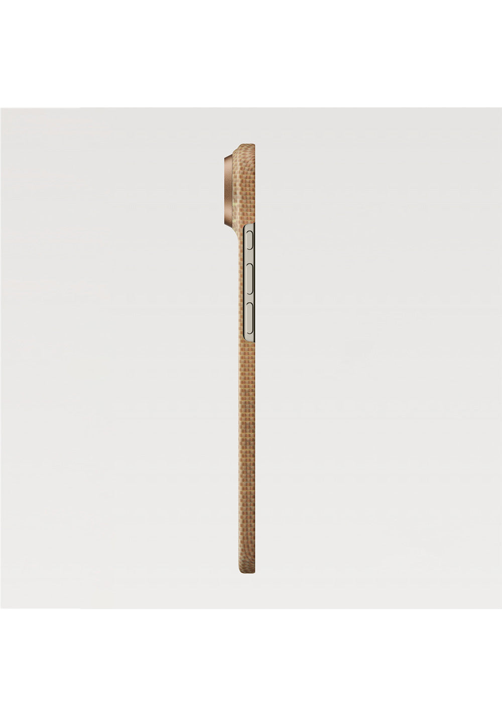 Apple iPhone 17 Air Kılıf Manyetik Şarj Uyumlu Aramid Karbon Fiber Pitaka Glints of Gold Ultra Slim Serisi Kapak