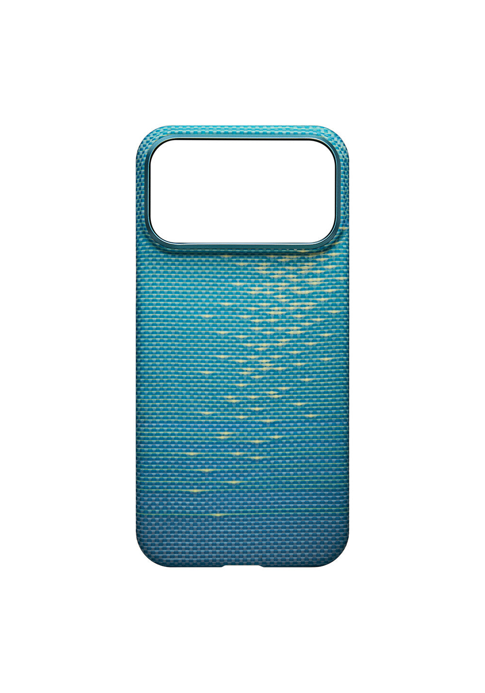 Apple iPhone 17 Pro Max Kılıf Manyetik Şarj Uyumlu Aramid Karbon Fiber Pitaka Glints of Gold Ultra Slim Serisi Kapak