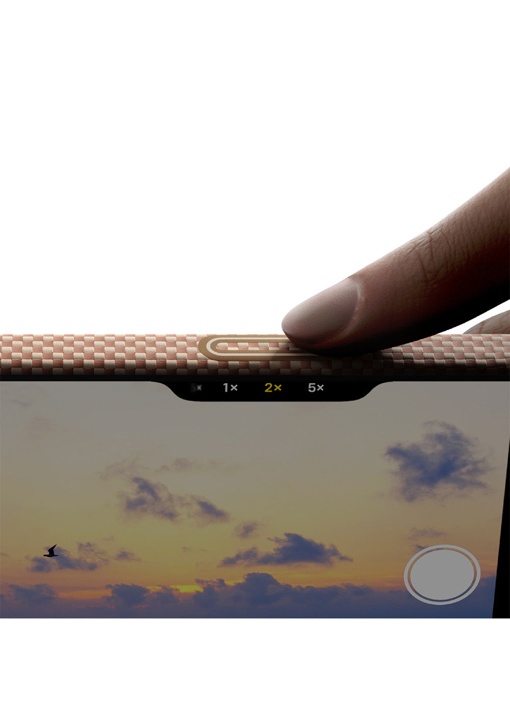 Apple iPhone 17 Pro Max Kılıf Manyetik Şarj Uyumlu Aramid Karbon Fiber Pitaka Glints of Gold Ultra Slim Serisi Kapak