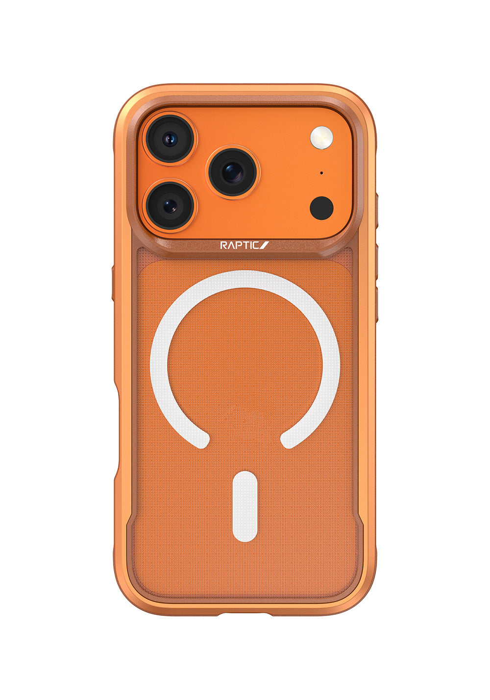 Apple iPhone 17 Pro Max Kılıf Manyetik Şarj Uyumlu Raptic Shield Classic Serisi Şeffaf Arka Yüzey C-Magnet Kapak
