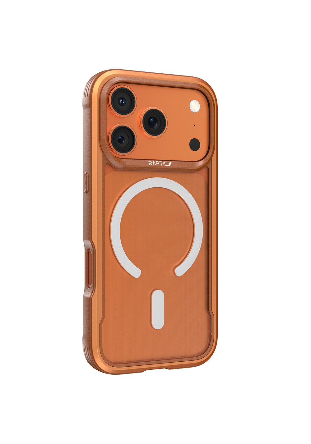 Apple iPhone 17 Pro Max Kılıf Manyetik Şarj Uyumlu Raptic Shield Classic Serisi Şeffaf Arka Yüzey C-Magnet Kapak