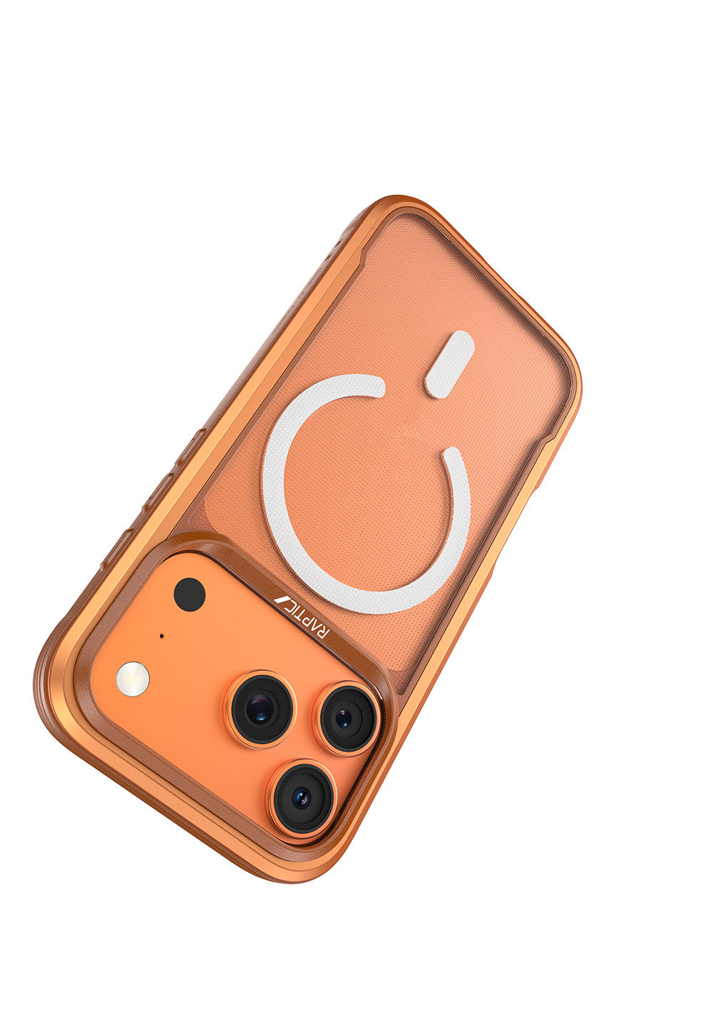 Apple iPhone 17 Pro Max Kılıf Manyetik Şarj Uyumlu Raptic Shield Classic Serisi Şeffaf Arka Yüzey C-Magnet Kapak