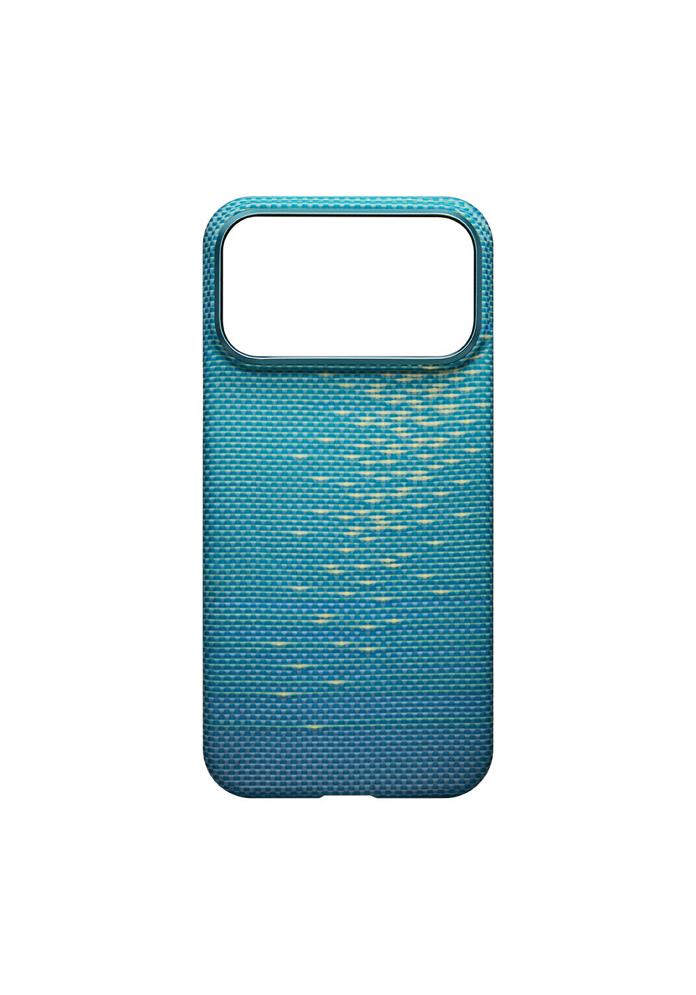 Apple iPhone 17 Pro Kılıf Manyetik Şarj Uyumlu Aramid Karbon Fiber Pitaka Glints of Gold Ultra Slim Serisi Kapak