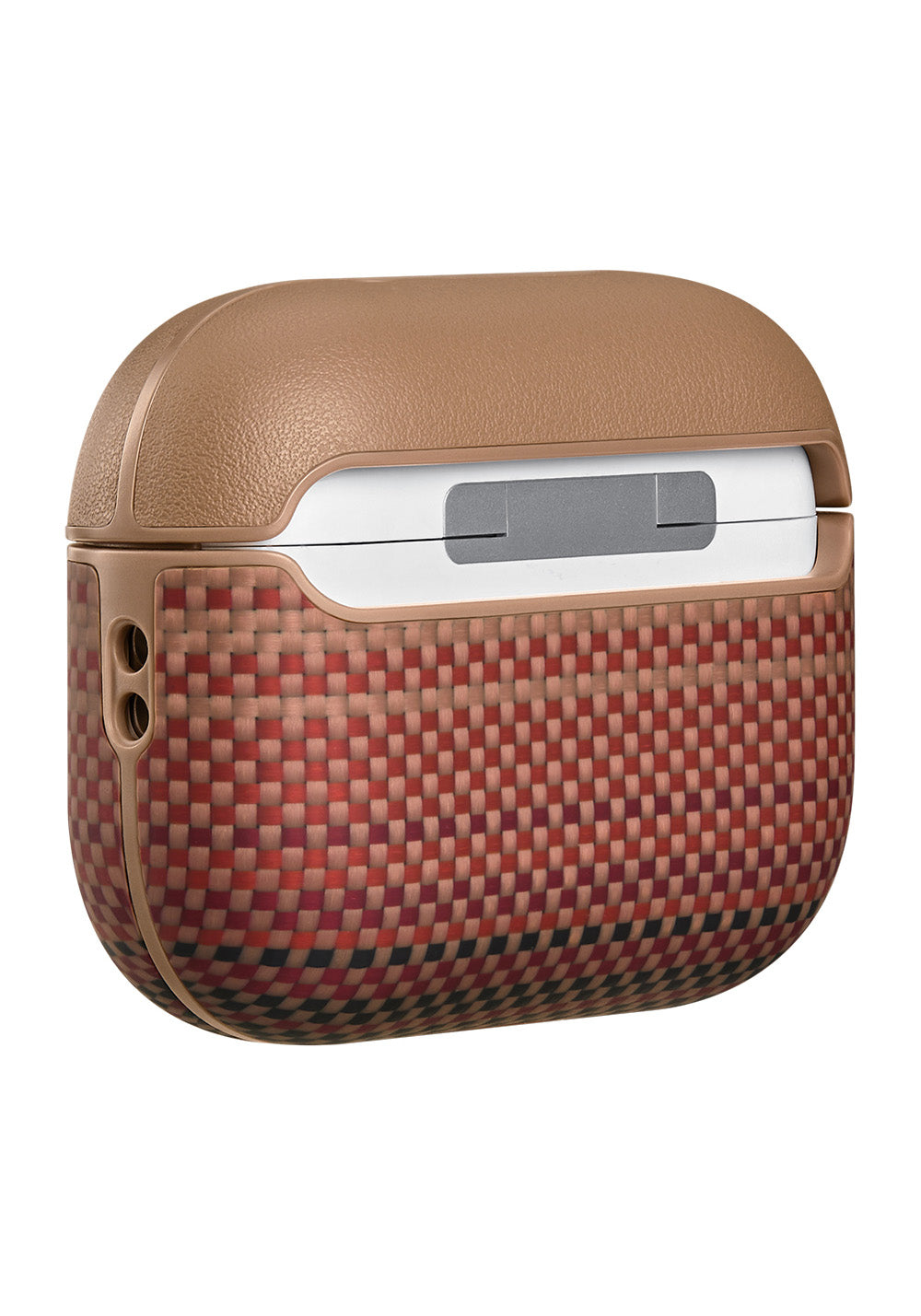 Apple Airpods Pro 3 Kılıf Aramid Fiber Pitaka Tactile Woven Sunset-Moonrise Serisi Kapak