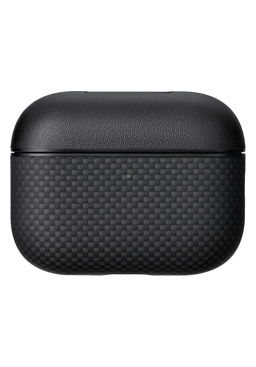 Apple Airpods Pro 3 Kılıf 1500D Aramid Fiber Pitaka Ultra-Slim Classic Serisi Black-Grey Twill Kapak
