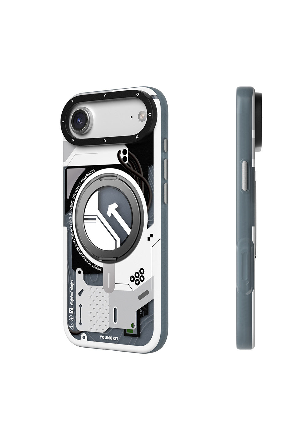 Apple iPhone 17 Air Kılıf Manyetik Şarj Uyumlu Youngkit Starship Serisi Kapak