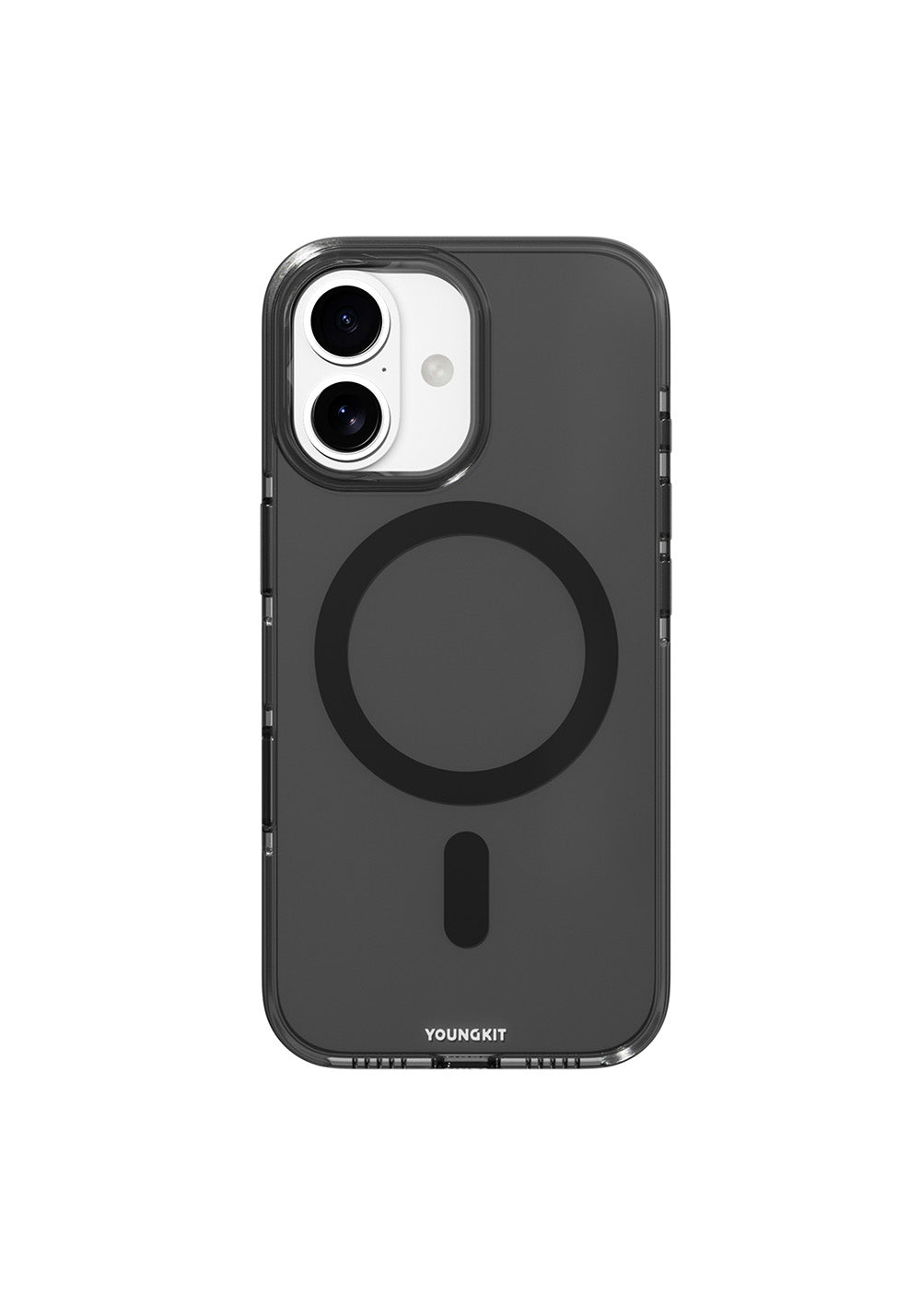 Apple iPhone 17 Kılıf Manyetik Şarj Uyumlu Şeffaf Youngkit Crystal Shield Serisi Kapak