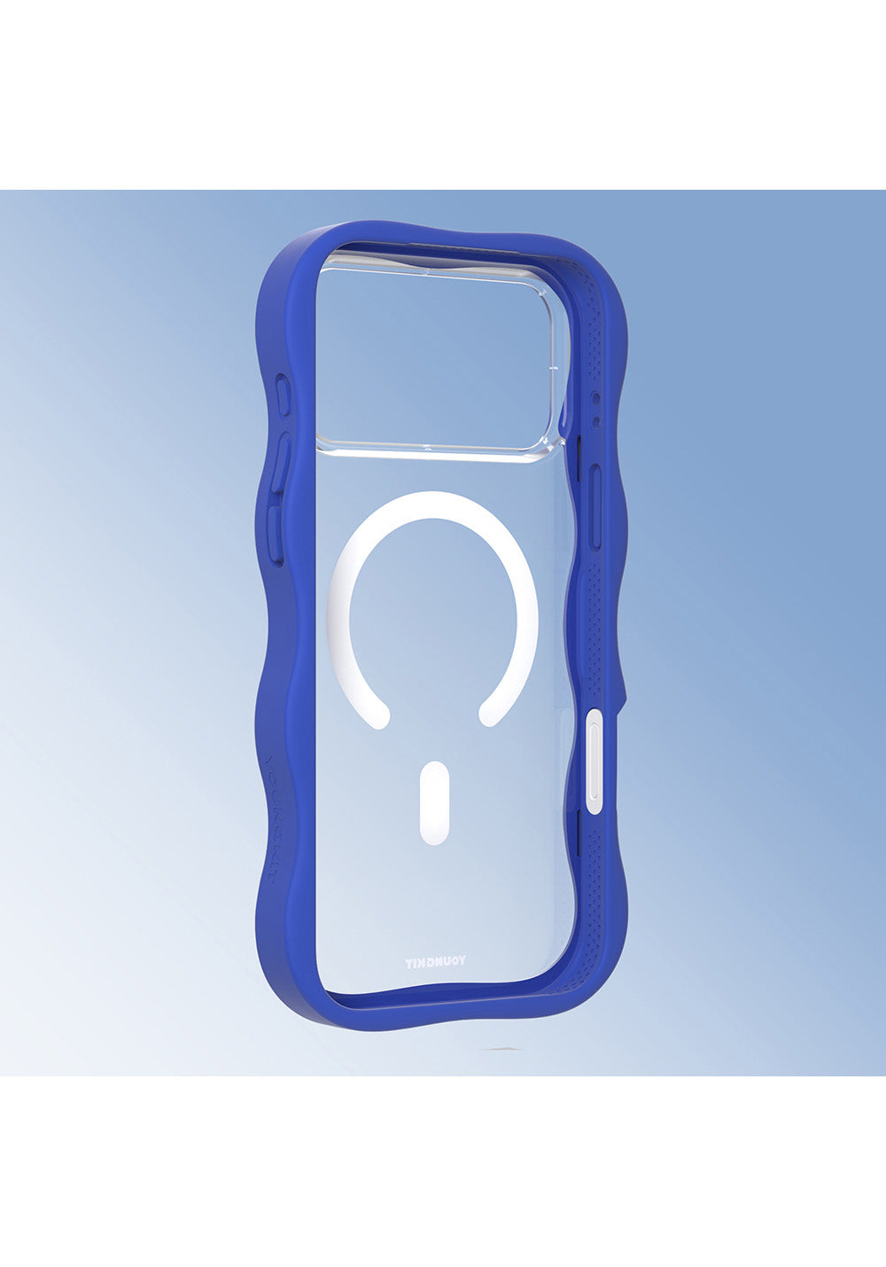Apple iPhone 17 Pro Kılıf Manyetik Şarj Uyumlu Youngkit Wave Clear Serisi Kapak