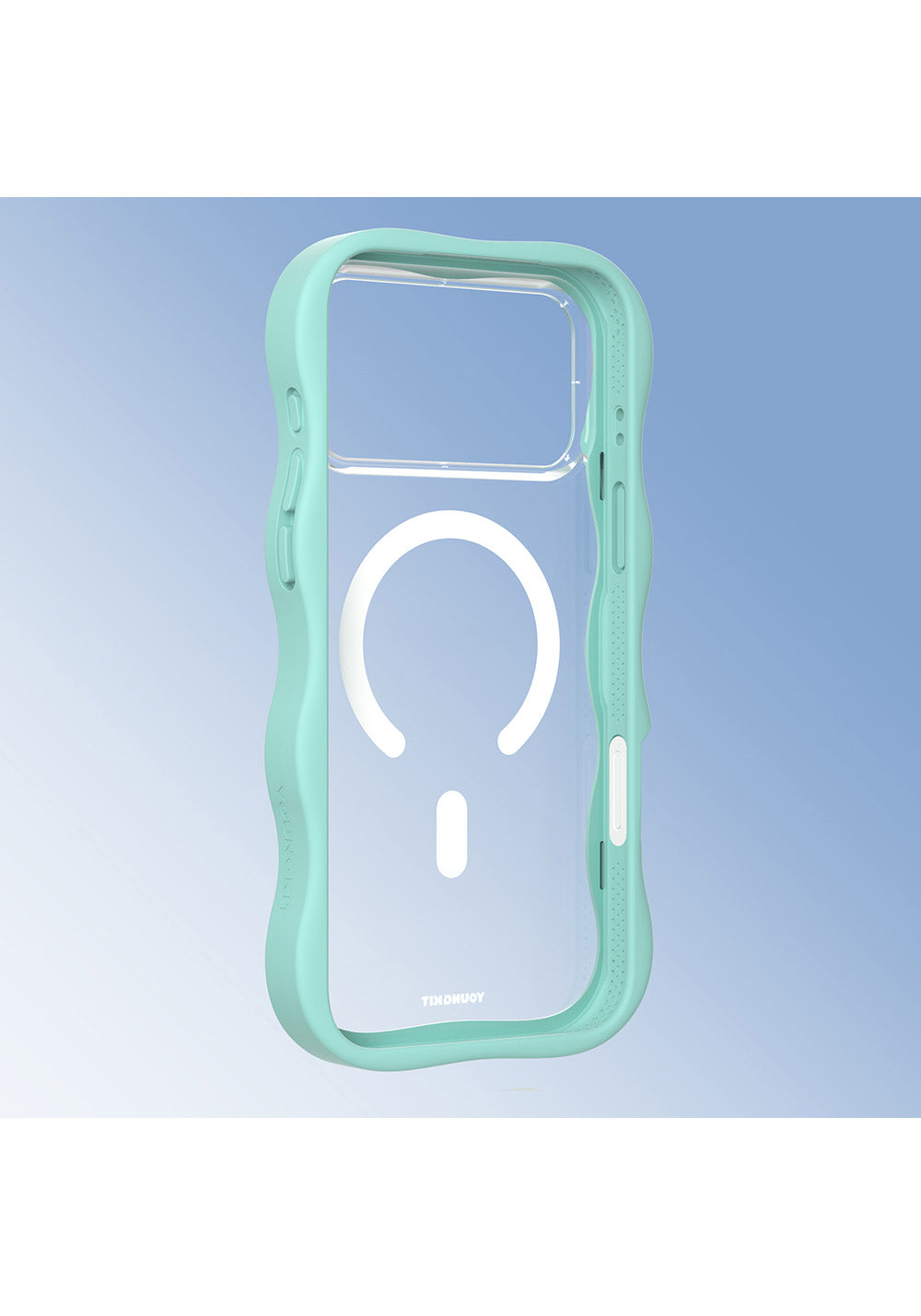 Apple iPhone 17 Pro Max Kılıf Manyetik Şarj Uyumlu Youngkit Wave Clear Serisi Kapak