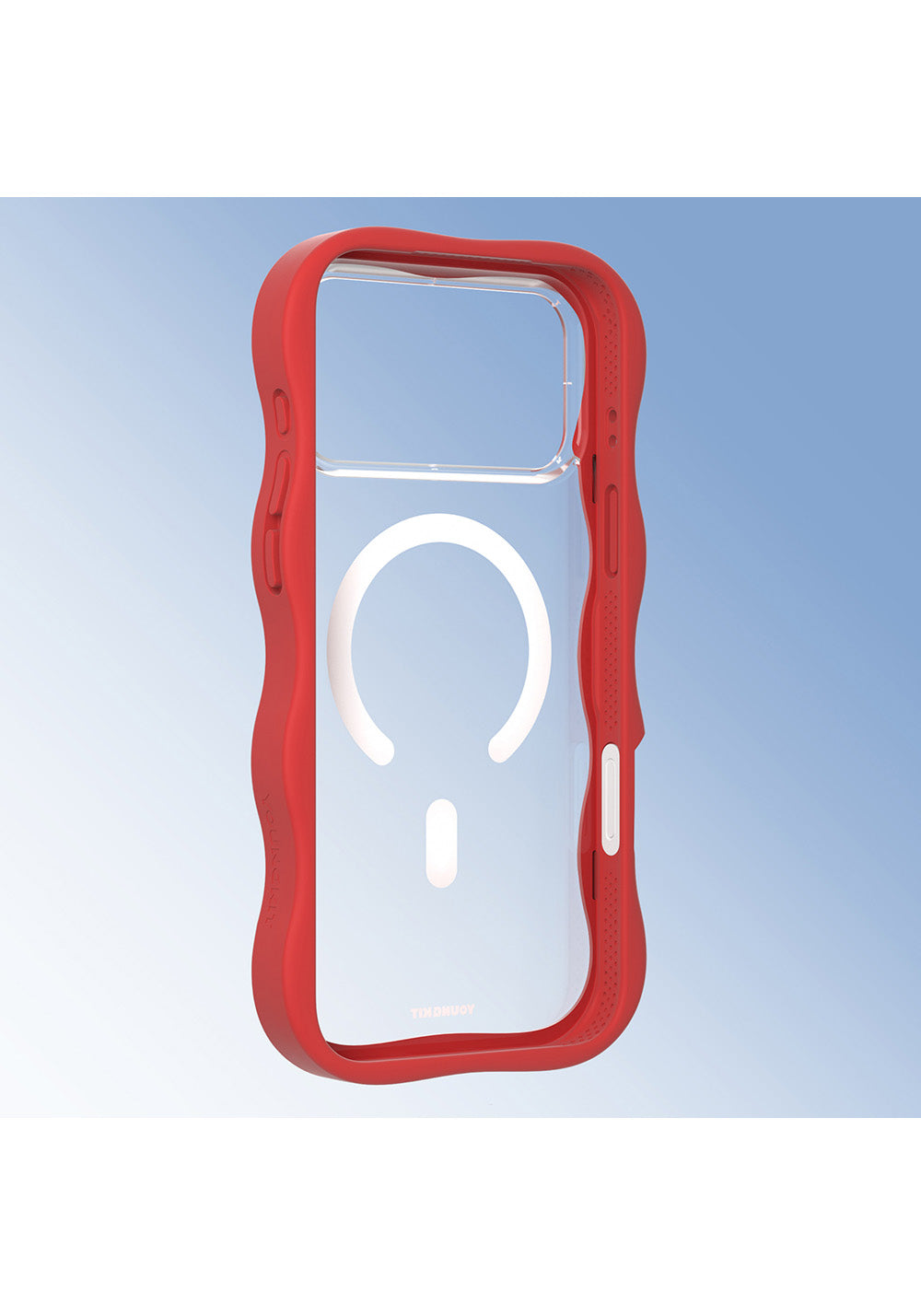 Apple iPhone 17 Pro Max Kılıf Manyetik Şarj Uyumlu Youngkit Wave Clear Serisi Kapak