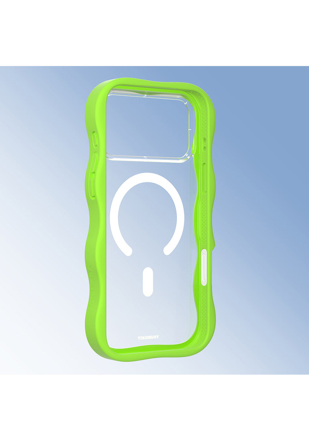 Apple iPhone 17 Pro Max Kılıf Manyetik Şarj Uyumlu Youngkit Wave Clear Serisi Kapak