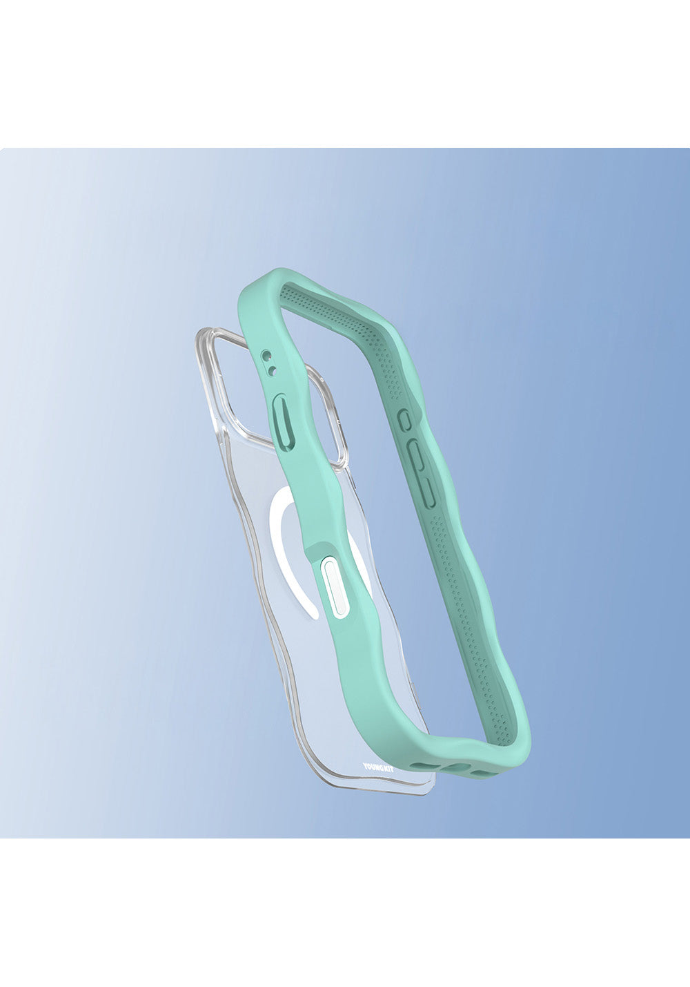 Apple iPhone 17 Pro Kılıf Manyetik Şarj Uyumlu Youngkit Wave Matte Serisi Kapak