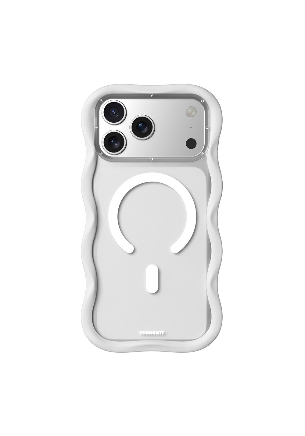 Apple iPhone 17 Pro Max Kılıf Manyetik Şarj Uyumlu Youngkit Wave Matte Serisi Kapak