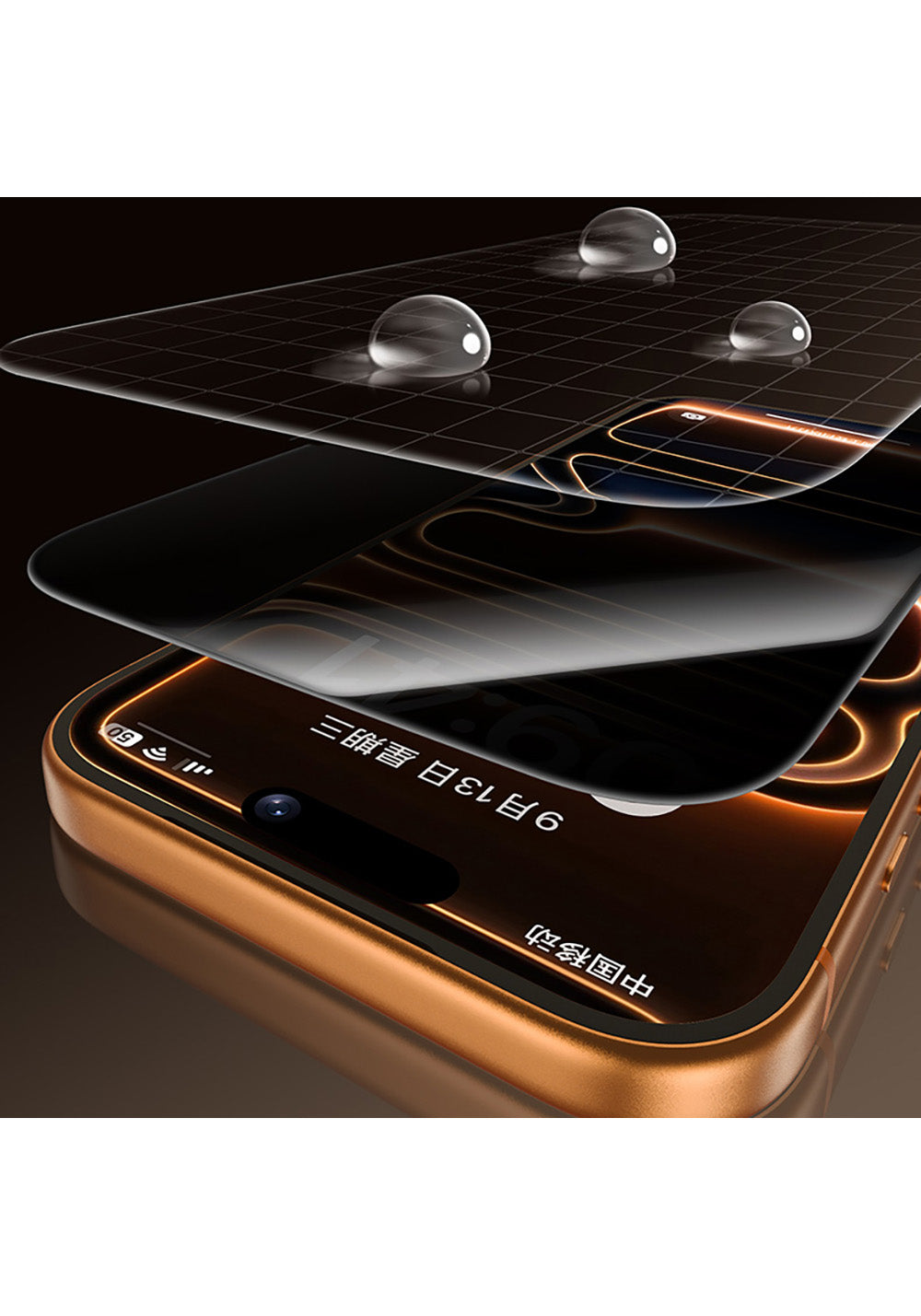 Apple iPhone 17 Air Benks Glass Warrior 2.0 EZFita Privacy Hayalet Cam Ekran Koruyucu + Kolay Uygulama Aparatı