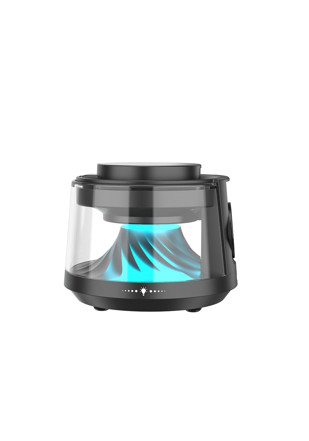 Wiwu Wi-W039 5in1 Kablosuz Şarj Standı Ambiyans Işıklı Bluetooth Speaker Hoparlör Özellikli 15W