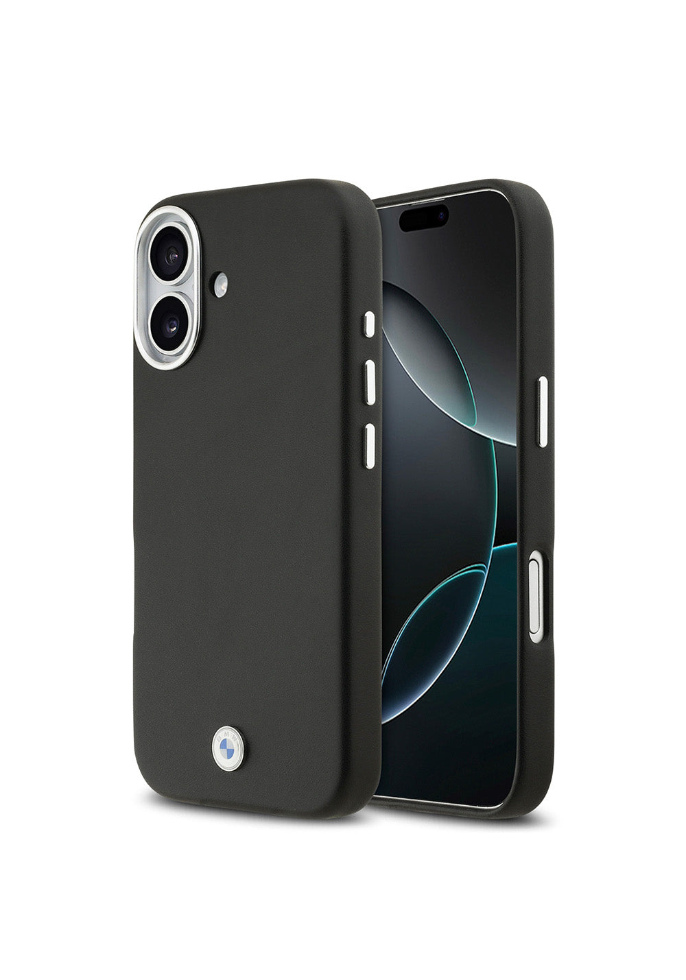 Apple iPhone 17 Kılıf BMW Orijinal Lisanslı Manyetik Şarj Uyumlu Metal Logolu Tam Kaplama Deri Kapak