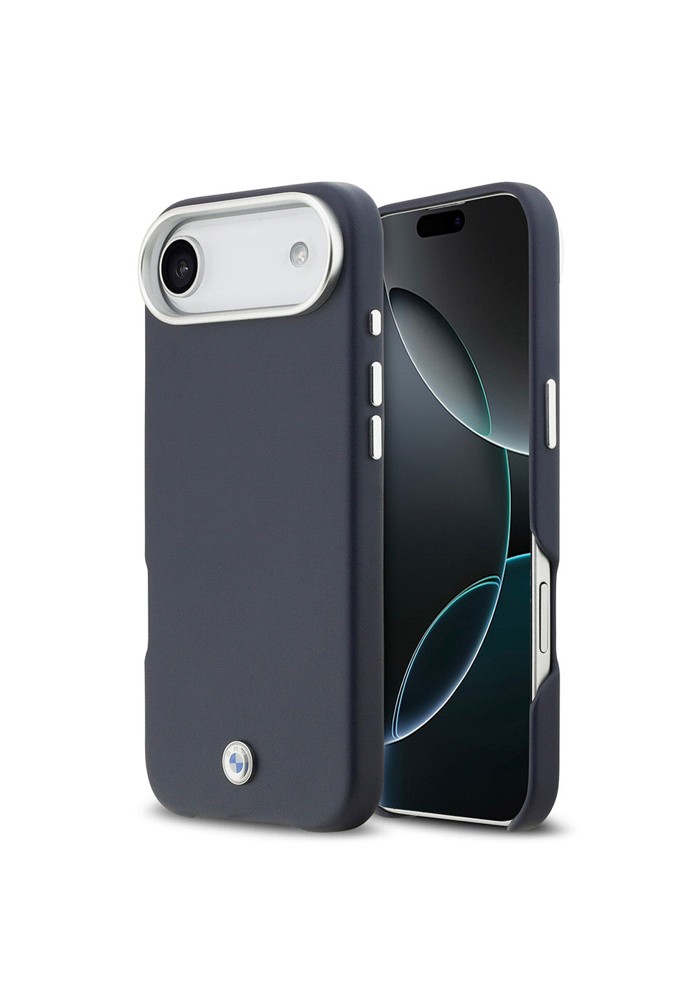 Apple iPhone 17 Air Kılıf BMW Orijinal Lisanslı Manyetik Şarj Uyumlu Metal Logolu Tam Kaplama Deri Kapak