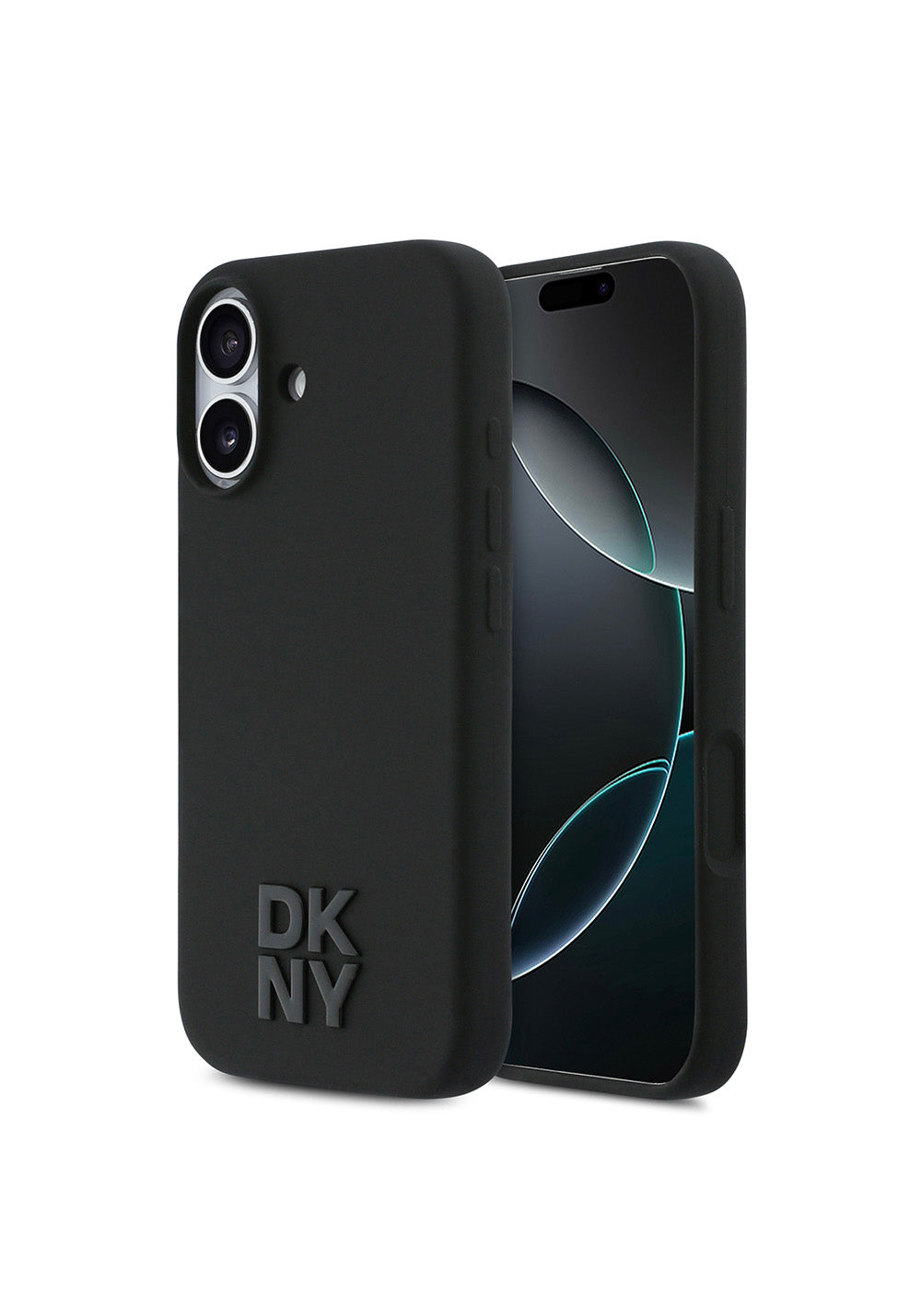 Apple iPhone 17 Kılıf DKNY Orijinal Lisanslı Manyetik Şarj Uyumlu Metal Logolu Silikon Kapak