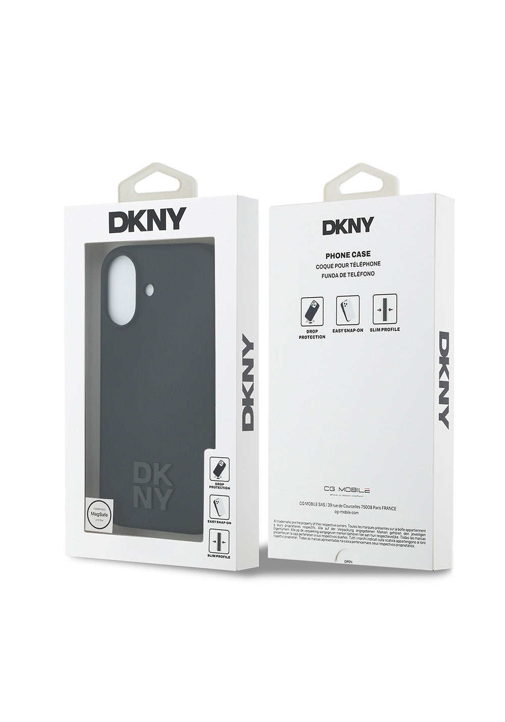Apple iPhone 17 Kılıf DKNY Orijinal Lisanslı Manyetik Şarj Uyumlu Metal Logolu Silikon Kapak
