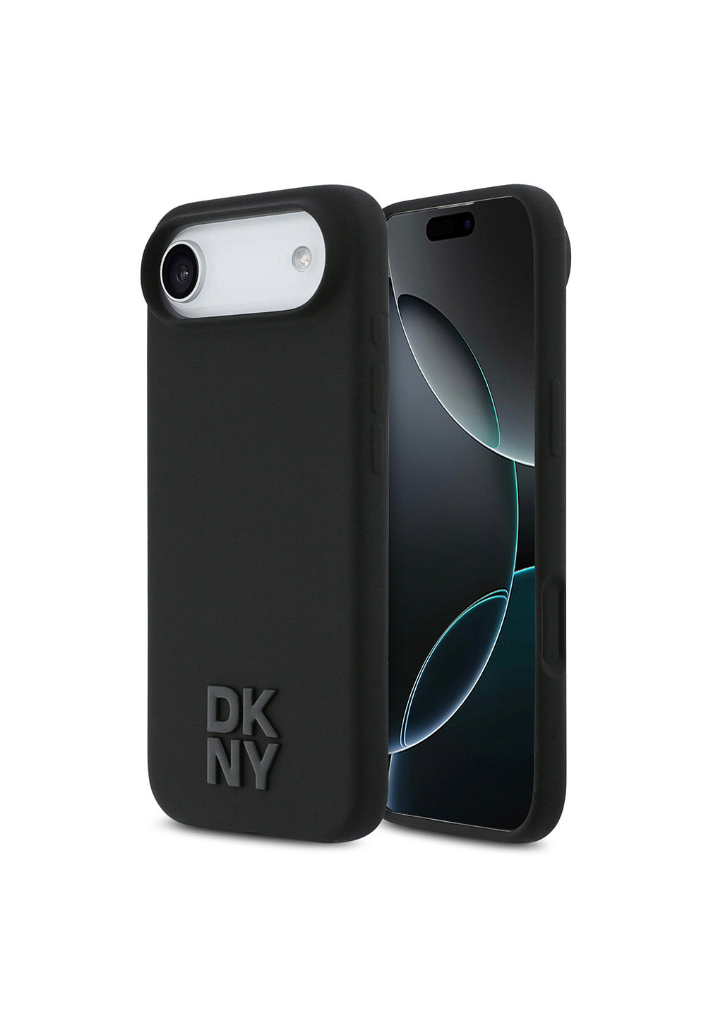 Apple iPhone 17 Air Kılıf DKNY Orijinal Lisanslı Manyetik Şarj Uyumlu Metal Logolu Silikon Kapak
