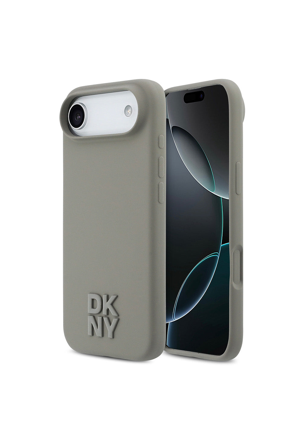 Apple iPhone 17 Air Kılıf DKNY Orijinal Lisanslı Manyetik Şarj Uyumlu Metal Logolu Silikon Kapak