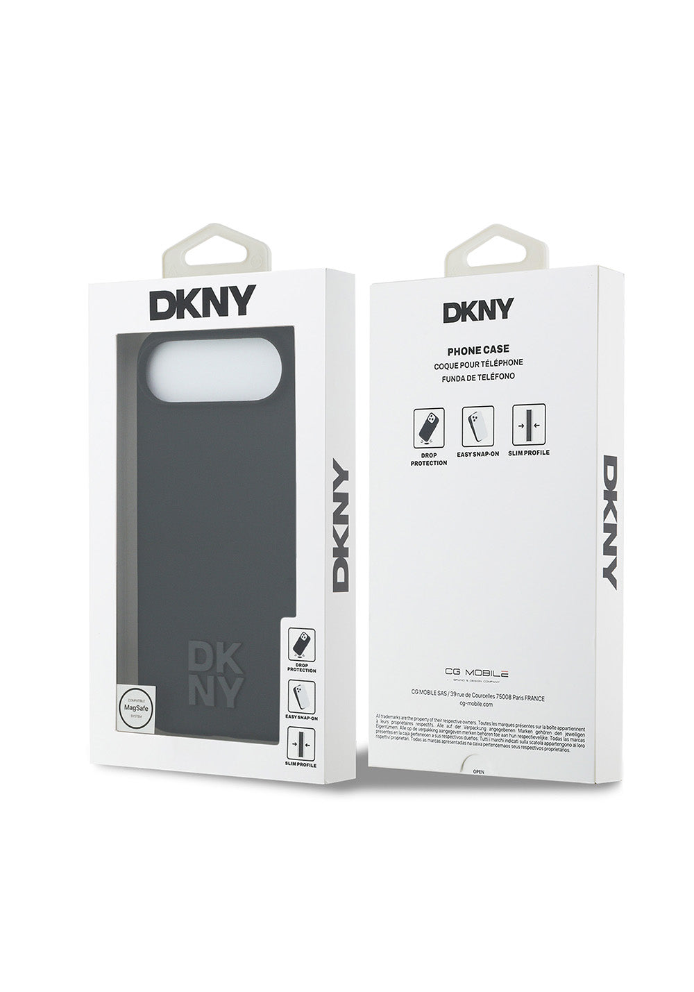 Apple iPhone 17 Air Kılıf DKNY Orijinal Lisanslı Manyetik Şarj Uyumlu Metal Logolu Silikon Kapak