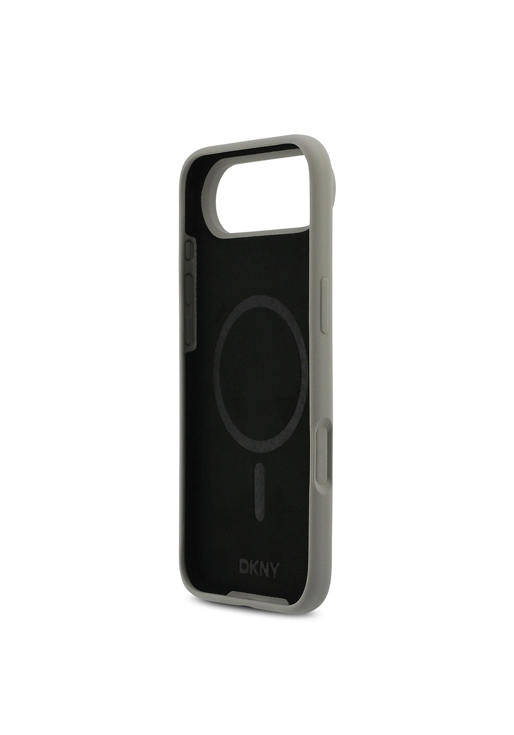 Apple iPhone 17 Air Kılıf DKNY Orijinal Lisanslı Manyetik Şarj Uyumlu Metal Logolu Silikon Kapak